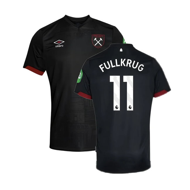 2024-2025 West Ham Away Shirt (Kids) (Fullkrug 11)-SoccerKits Hub | Buy Soccer Jerseys Online